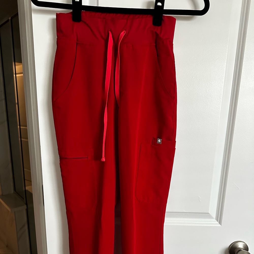 Figs Technical Collection Red Pants